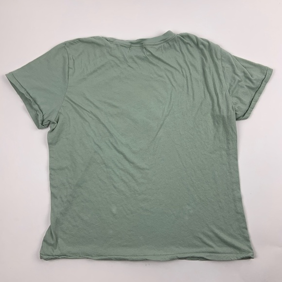 Wildfox T Shirt Womens Medium Round Neck Short Sleeve Green - Picture 6 of 6